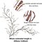 118 Inch Large Bendable Artificial Tree Branches – 70 Twigs Fake Ivy Vine Trunk Garland, Realistic Faux Wood Bark Wall Hanging Decor for Wedding Arch, Jungle Theme, Halloween, Patio